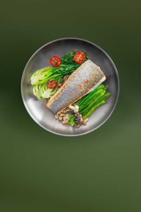 Seabass, Quinoa Tabbouleh & Chimichurri